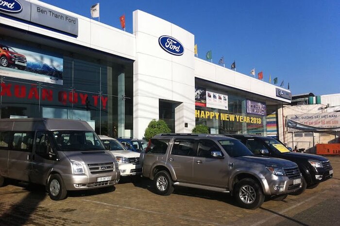 showroom ô tô Ford Bến Thành (Nguồn: Công ty Bến Thành Ford)