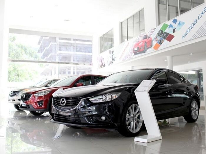 Showroom ô tô tại Mazda Cộng Hòa (Nguồn: Internet)