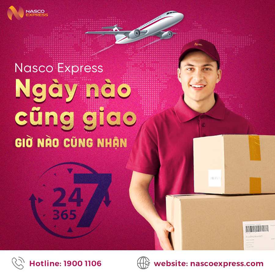 Công ty vận chuyển Nasco Express, vận chuyển toàn quốc và quốc tế uy tín