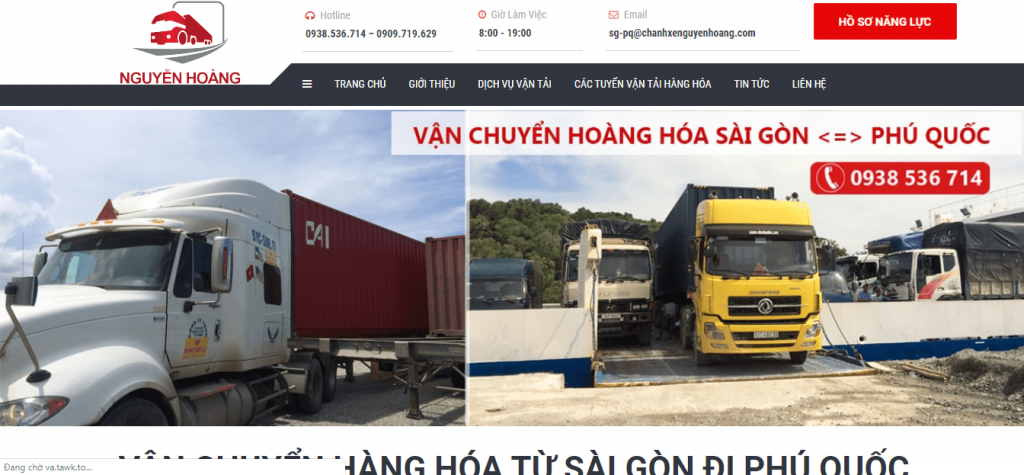 Công ty vận tải Nguyễn Hoàng | Nguồn: Công ty Nguyễn Hoàng