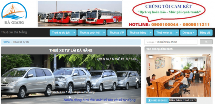 Dịch vụ cho thuê xe tại Đà Giang cho khách du lịch (Nguồn: Internet)