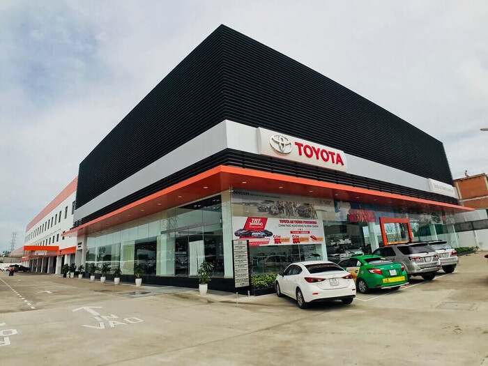 Showroom Toyota An Thành Fukushima Nhật Bản tại Việt Nam (Nguồn: Công ty Toyota An Thành FuKuShiMa)