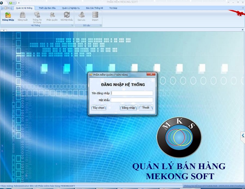 phần mềm quản lý Mekong Soft | Hình minh họa 