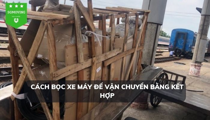 Cách bọc xe máy với phương pháp kết hợp 2 cách trên