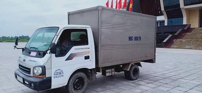 Xe tải Thaco Frontier 125 thùng kín