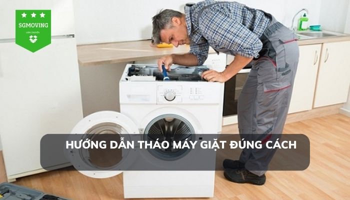 Hướng dẫn tháo máy giặt 