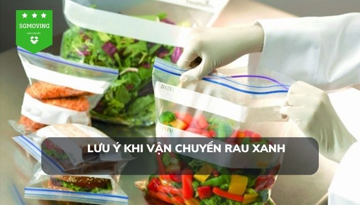 Lưu ý khi vận chuyển rau đi xa