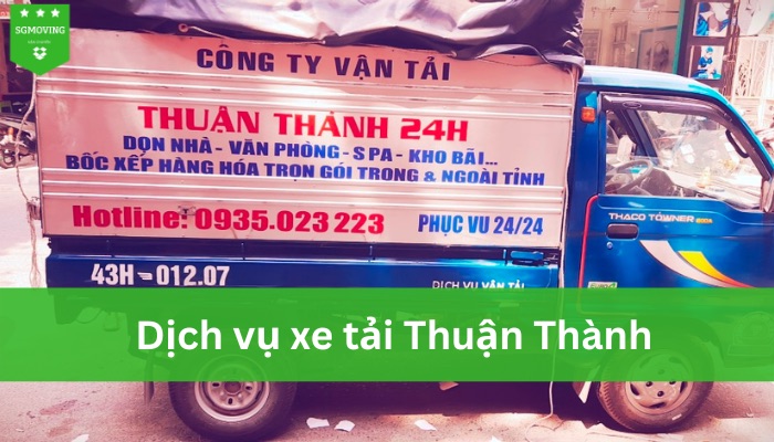 Dịch vụ xe tải chở hàng Đà Nẵng – Thuận Thành