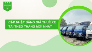 Bảng giá thuê xe tải theo tháng tốt nhất