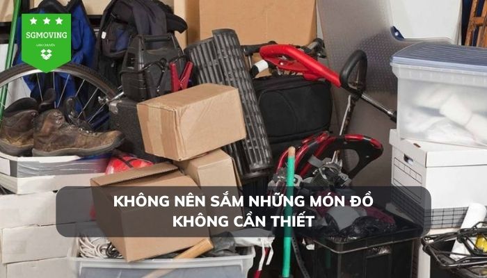 Không nên mua những món đồ không cần thiết