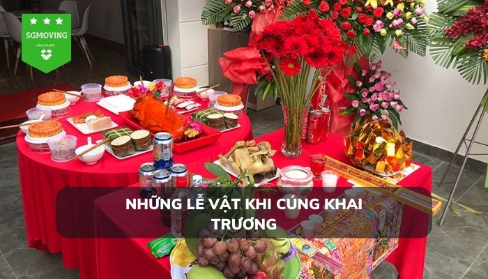 Các lễ vật cúng phù hợp