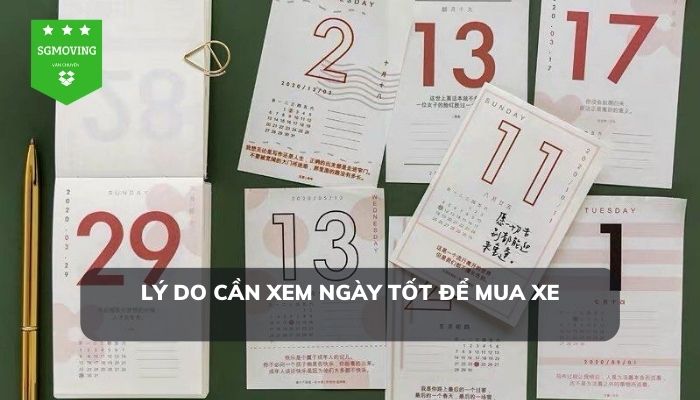 Tại sao cần chọn ngày tốt để mua xe