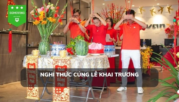 Nghi thức để cúng lễ khai trương