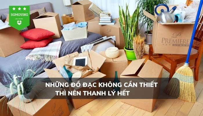 Những đồ đạc không cần thiết thì nên thanh lý hết                  