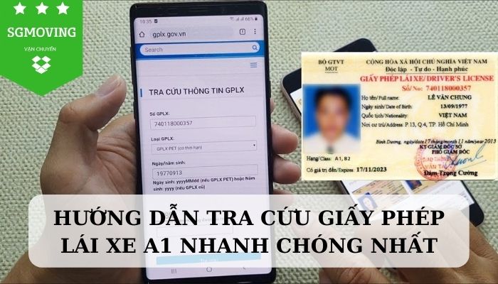 Hướng dẫn tra cứu giấy phép lái xe A1 thật giả chính xác nhất