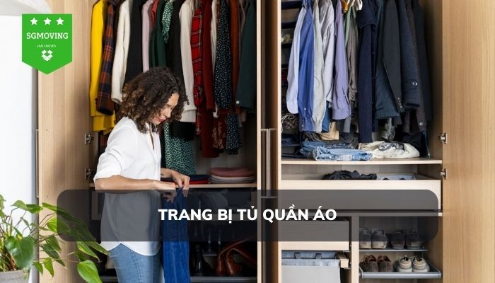 Trang bị tủ quần áo giúp sắp xếp nhà cửa gọn gàng ngăn nắp hơn