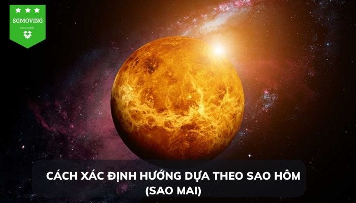 Xác định phương hướng Sao Hôm