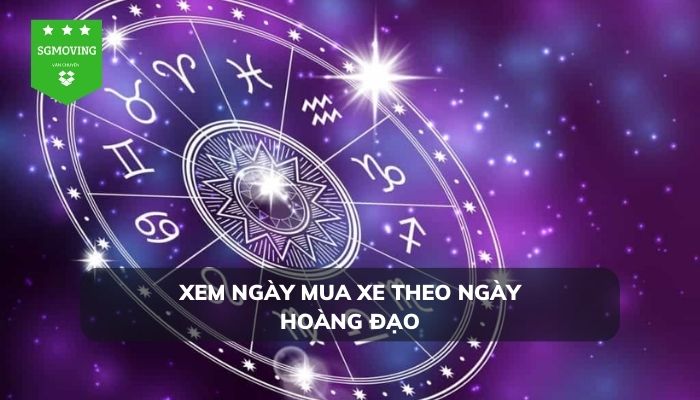 Xem ngày theo hoàng đạo giúp bạn có được một chiếc xe đầy may mắn