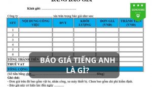 Giải đáp câu hỏi "Báo giá tiếng Anh là gì"