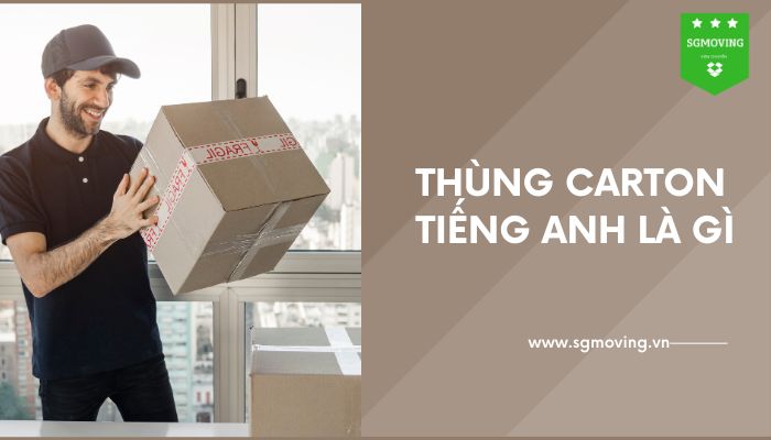 Giải đáp câu hỏi "Thùng carton tiếng Anh là gì?"