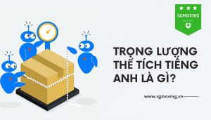 Giải đáp câu hỏi "trọng lượng thể tích tiếng Anh là gì?"