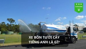 Giải đáp câu hỏi "Xe bồn tưới cây tiếng Anh là gì?"