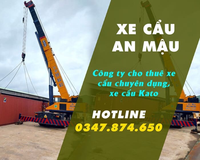 Dịch vụ xe cẩu An Mậu chuyên cho thuê xe cẩu uy tín tại Bình Phước