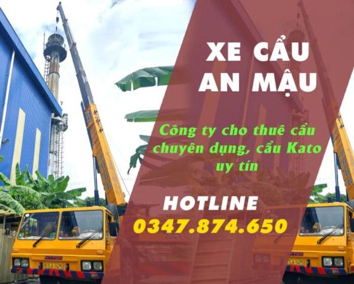 Dịch vụ xe cẩu An Mậu chuyên cho thuê xe cẩu tại Tây Ninh với giá thành cạnh tranh