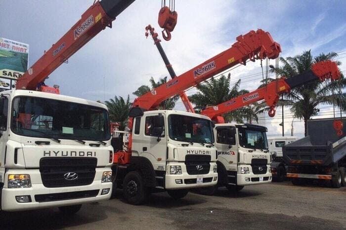 Dịch vụ thuê xe cẩu tại Hà Nam - Linh Dương Logistics